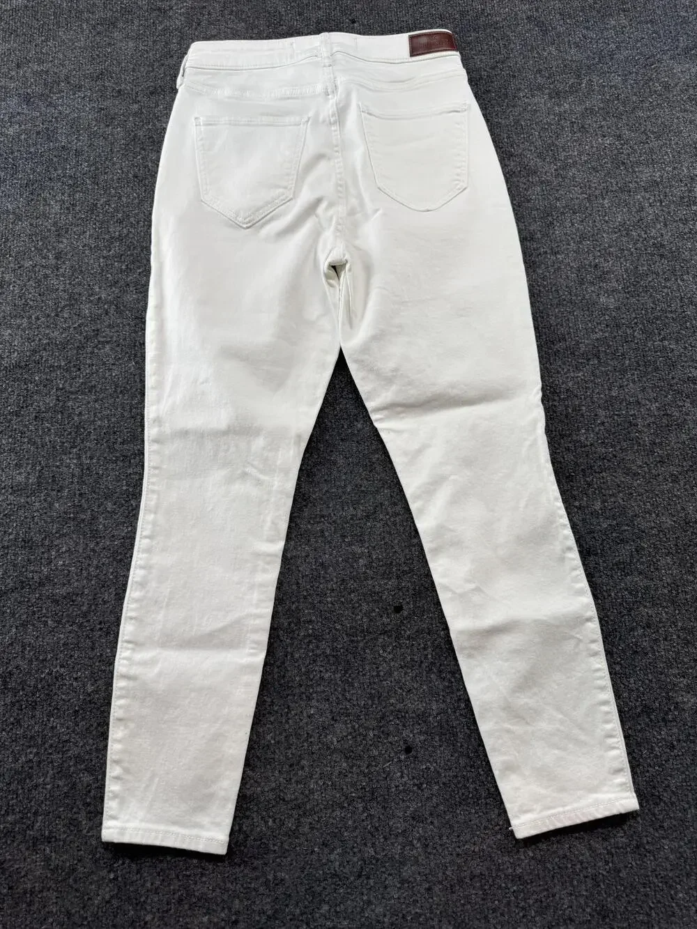 Hollister Jeans Juniors 3R White Curvy High Rise Crop Super Skinny Denim Pants